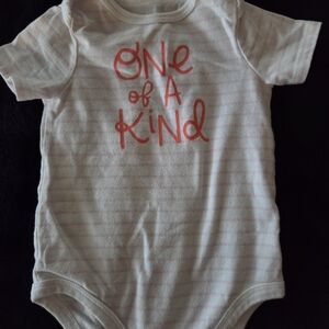 Charming Pink and White Kids Bodysuit